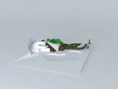 2 MINI GOLF HOLES 3D model