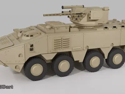 BTR-4MV1 3D print model