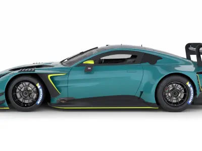 Aston martin Vantage GT3 EVO 2024 3D model