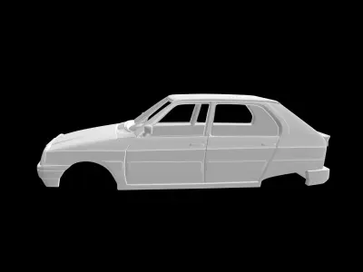 Citroen Visa GT 3D print model