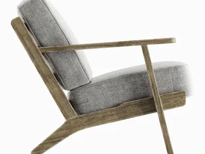 Mercer Accent Chair 3D model