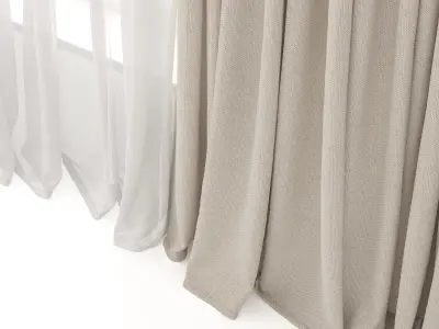 Curtains 46 3D model