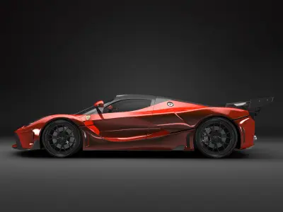 Ferrari Laferrari Low-poly 3D model