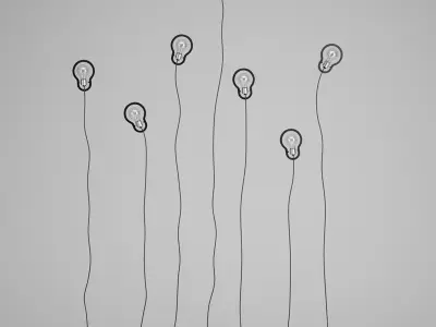 Decorative Wall Lamp Set 42 3D model