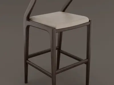 Bar and Counter Stools Collection 3D model