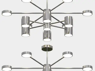 Ceiling chandelier Lumen Lux 3D model