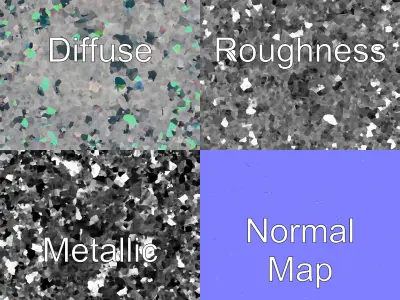 Adaptive CPU Cooler Model Pack with Minimalistic Fan Design Low-poly 3D model