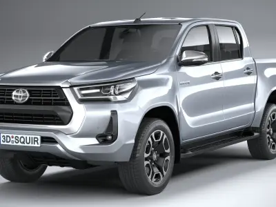 Toyota Hilux Double Cab 2021 3D model