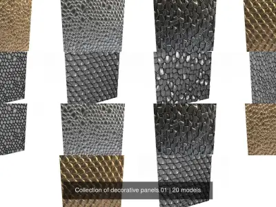 Collection of decorative panels 01
