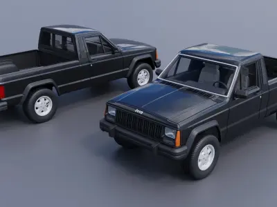 Jeep Comanche 1985  3D print model