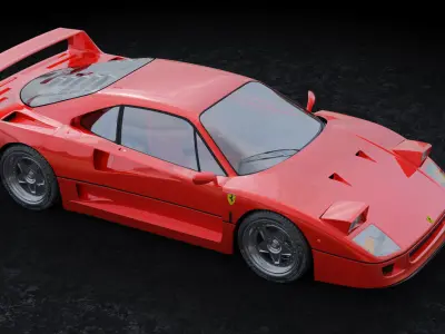 Ferrari F40 3D model