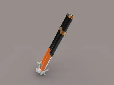 Moto fork 3D model