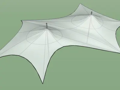 fiber tensile 3D model