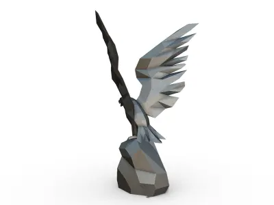 eagle figure 3D print model