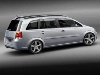 Opel Zafira 3D model