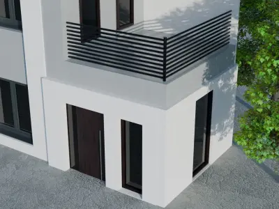 Modern villa 3D model