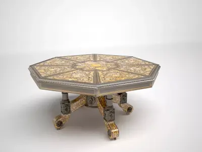 Classical table  3D model