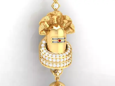 Shivling Pendant 3D print model