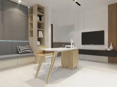 Design Bedroom Modern Low-poly 3D model