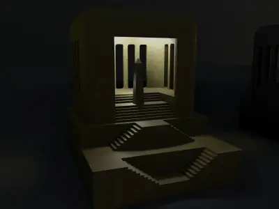 Miniature 3D Printing Structure Type-7 3D model