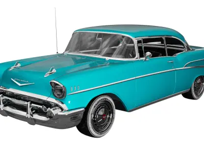Chevrolet - 1957 - Belair 3D model