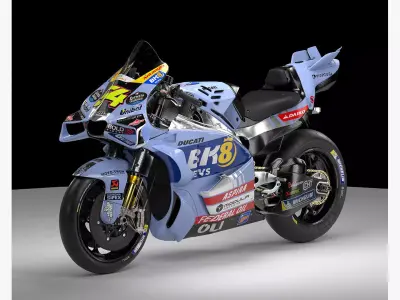 MotoGP Bike FA54 Low-poly 3D model