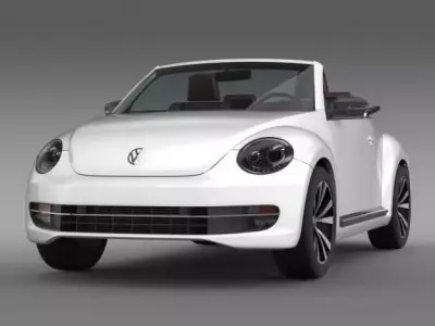 VW Beetle Cabrio sport 3D model