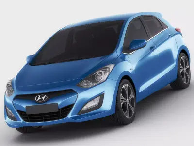 Hyundai i30 EU 2012 3D model