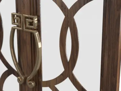 door design Low-poly 3D model