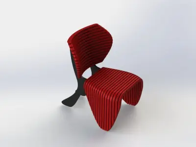 Parametric Chair simp 3D model