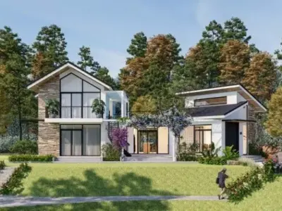 Modern House Exterior  3D model