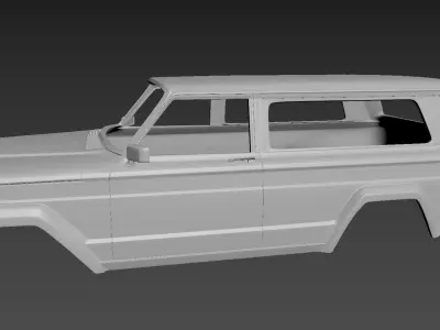 Jeep Grand Cherokee 1977 Body For Print 3D print model