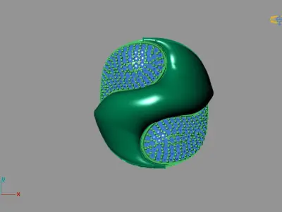 Women Ring 3D print model 11