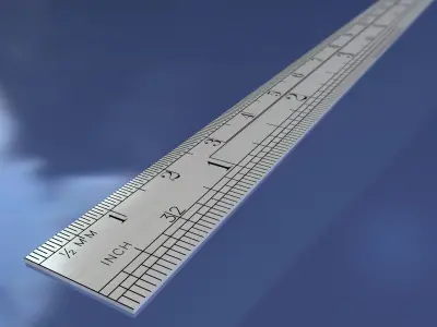 Engineering Scale Low-poly 3D model