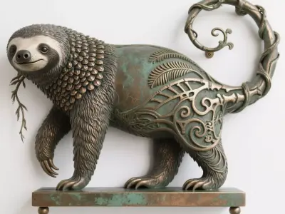 sloths 3D print model