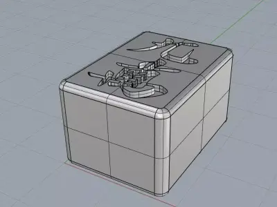 Mahjong Round plate Points stick Free 3D print model