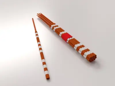 Sparkler Firework 3D model