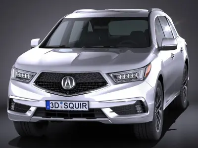 Acura MDX 2017 3D model