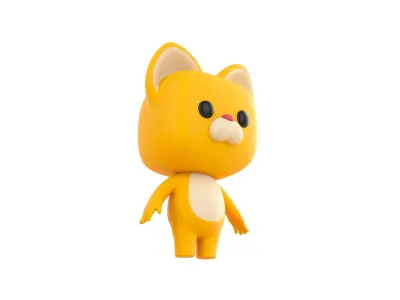 Cartoon Cat 3D model