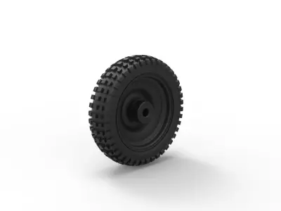  Offroad wheel 24 3D print model