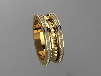 Bvlgari Ring  3D print model purchase