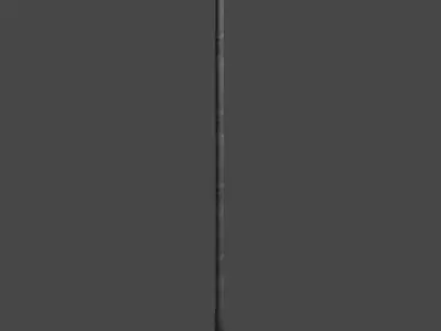 Streetlight light pole Low-poly 3D model