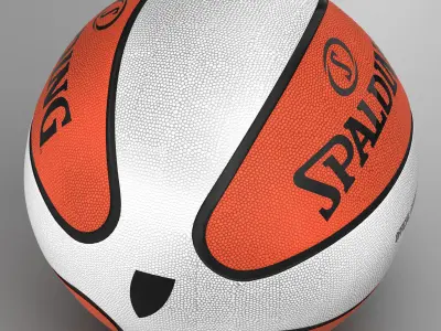 Basketball ball Starbicolo Low-poly 3D model