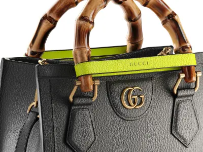 GUCCI Diana mini bag 3D model