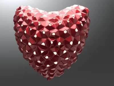 Valentines Parametric Facade Design Grasshopper Rhino Files 3D model