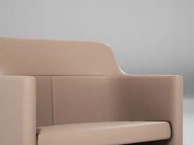 MolteniC Lyz Chair UE4 Low-poly 3D model