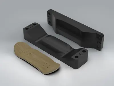 Fingerboard Mold 3D print model