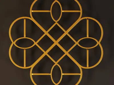 Decorative panels 3D model vol 1 3D model