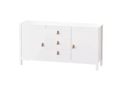 Mcintyre Wide 3 Drawer Sideboard 3D model