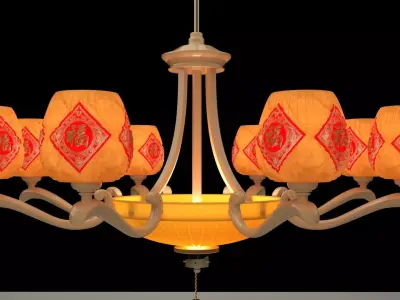 Chinese  lantern  3D model purchase